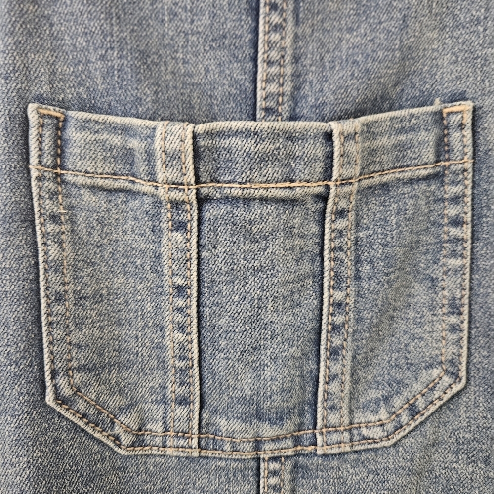 6  OLD NAVY BLUE DENIM OVERALLS WOMEN'S SIZE O - Picture 9 of 10